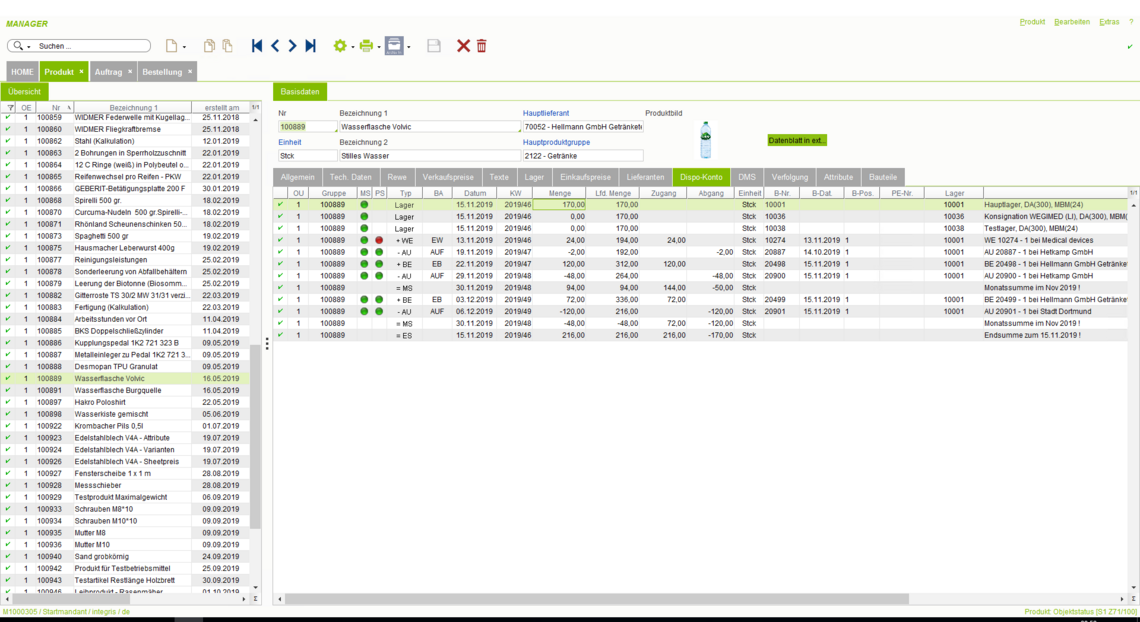 Einkauf und Materialwirtschaft einer WfbM mit dem eGECKO INTEGRIS ERP-System