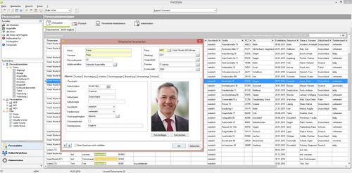 Mitarbeiter bearbeiten in der digitale Personalakte PHOENIX HR