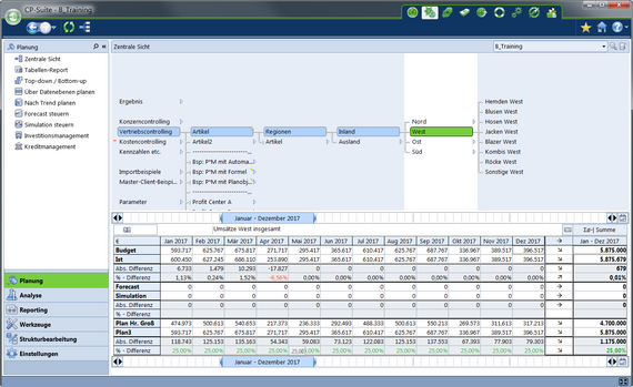 Das operative Controlling der Corporate Planning Controlling-Software