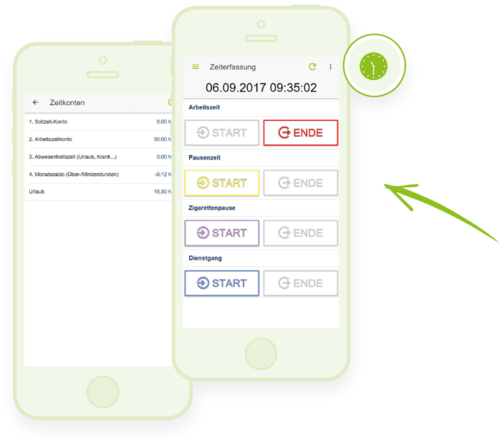 eGecko App Mobile Zeiterfassung - Hetkamp GmbH
