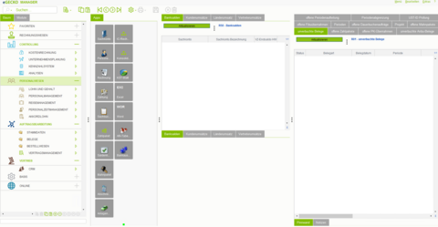 eGECKO Integris ERP Software Komplettpaket - Look & Feel der eGECKO Software