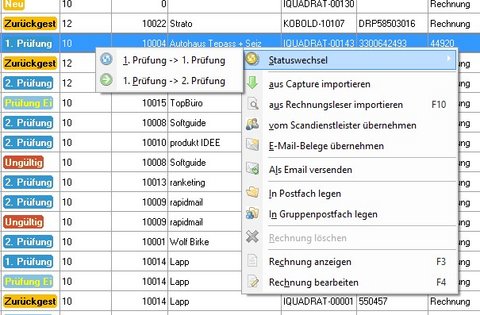 Das Prüfen einer Rechnung im digitalen Rechnungseingangsworkflow PHOENIX Invoice