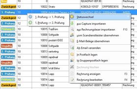 Wenn die Rechnung richtig im Workflow erfasst wurde, können Sie diese zu den jeweiligen verwantwortlichen Personen zur Prüfung und Freigabe schicken.