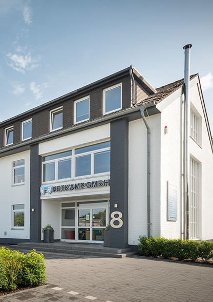 Das Bürogebäude der Hetkamp GmbH in Borken